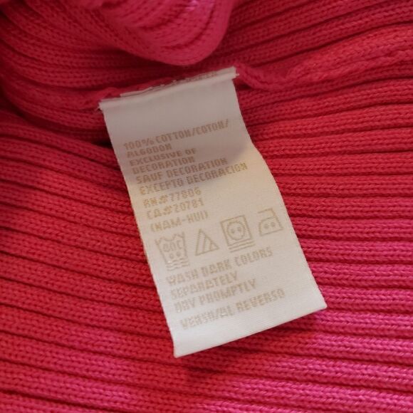 Tommy Hilfiger Vintage Y2k Pink Ribbed Sweater - Picture 7 of 7